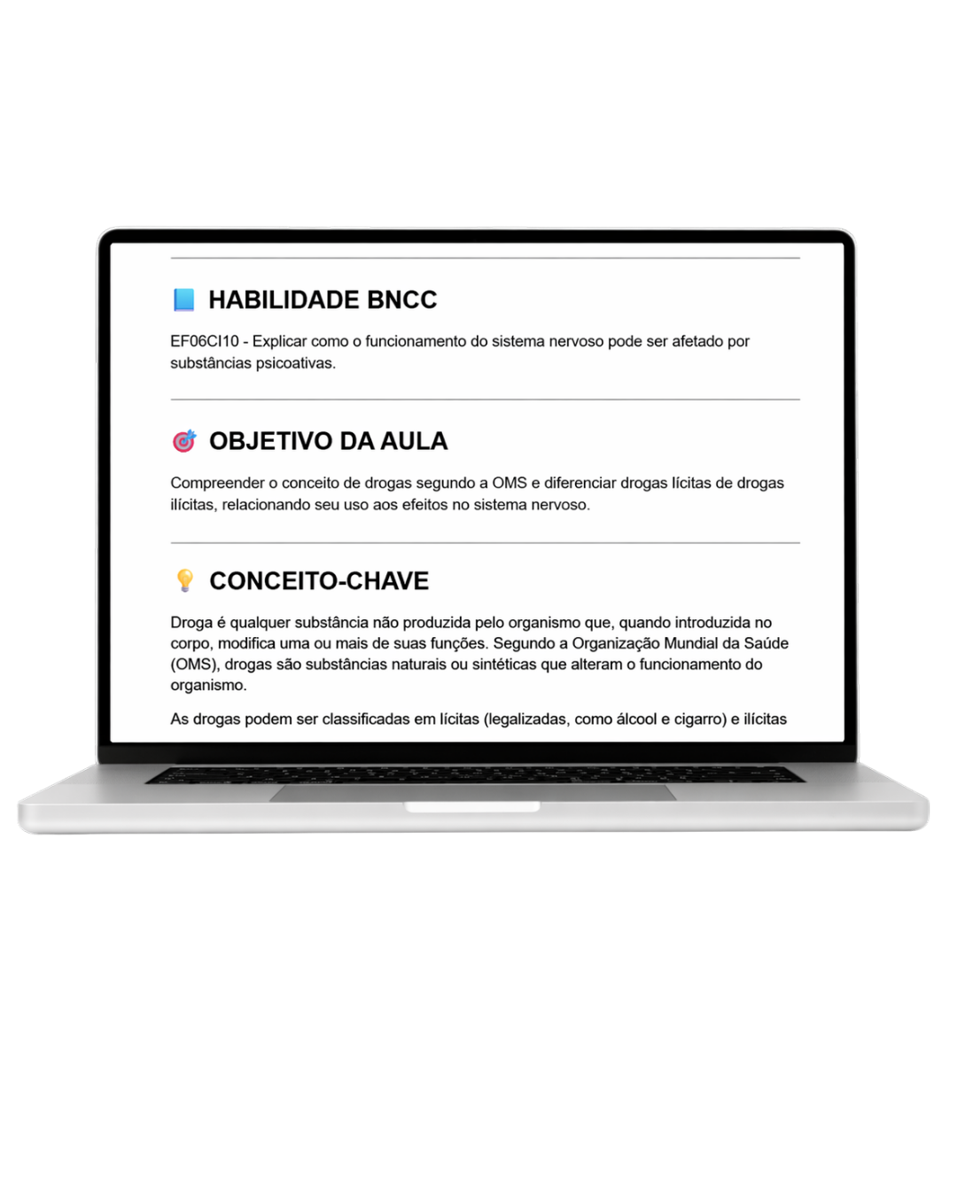 Aulas Prontas Pro no notebook