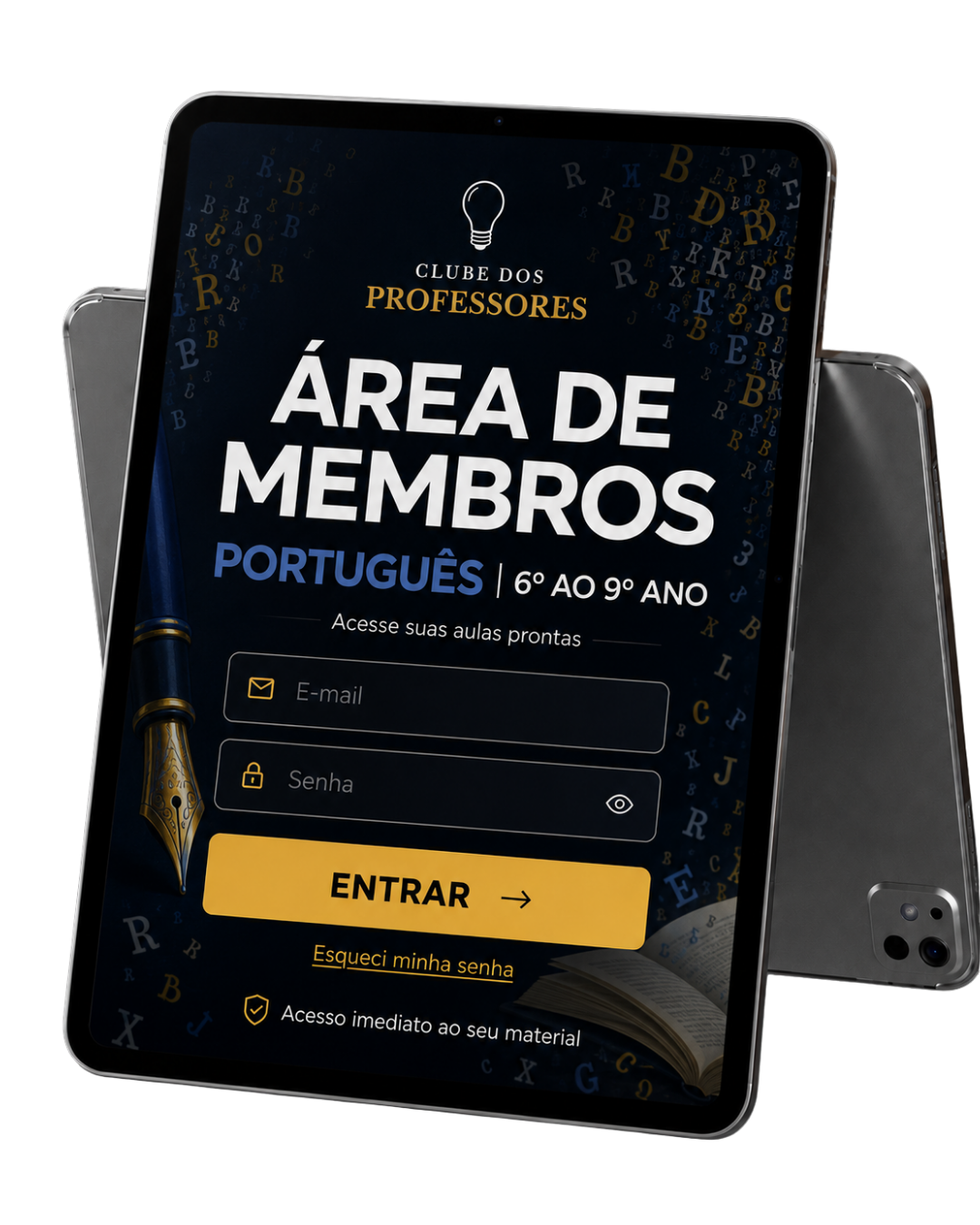 Aulas Prontas Pro no tablet